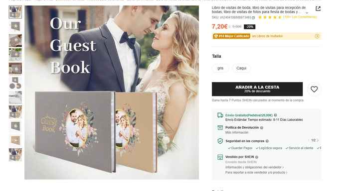 Libro de Firmas minimalista y personalizable - 4