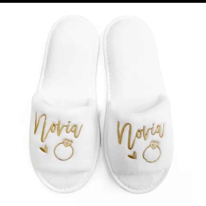 Pantuflas novia para el día b - 5