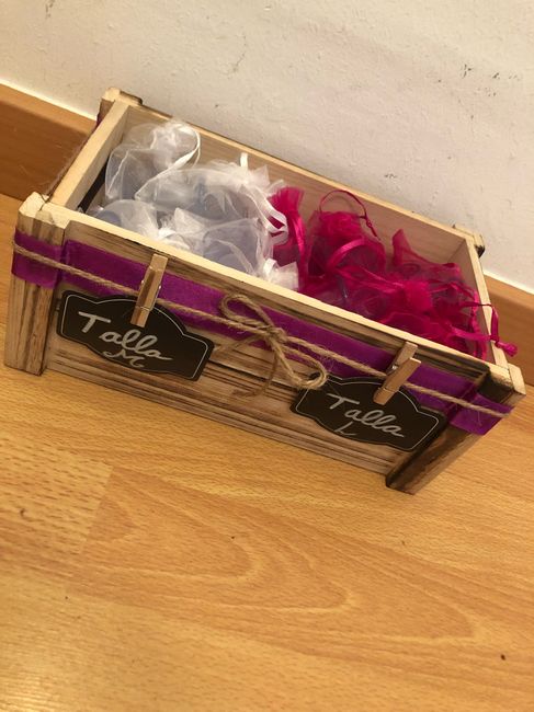 Mi cajita de cubretacones para las invitadas! - 2