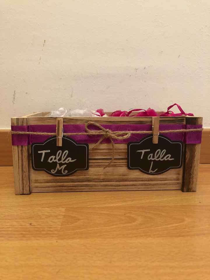 Mi cajita de cubretacones para las invitadas! - 1