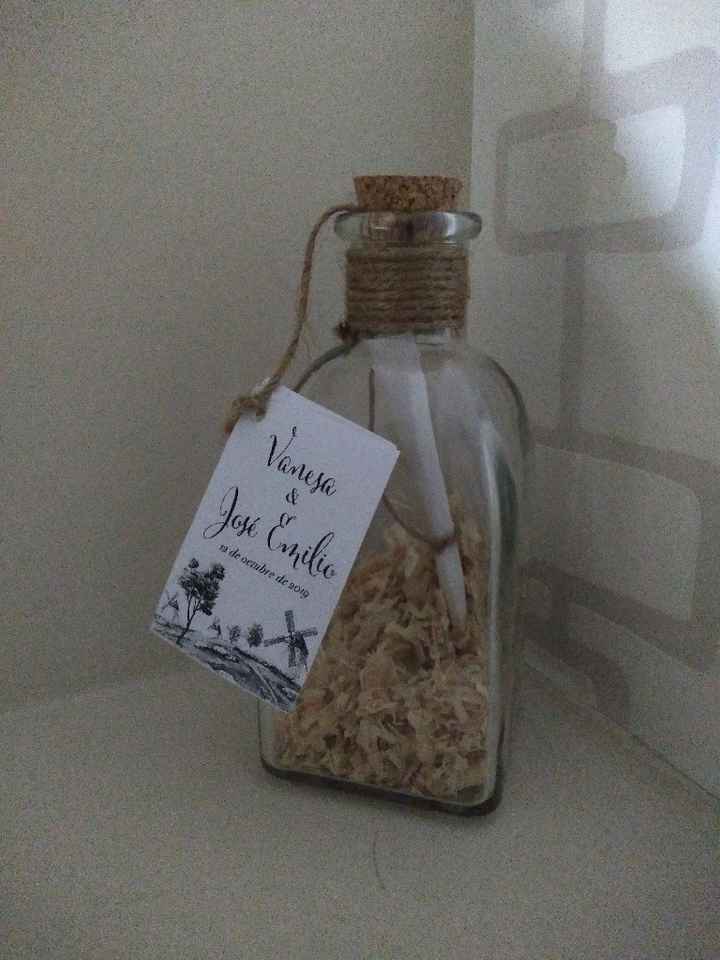 Invitaciones "mensaje en una botella" - 1