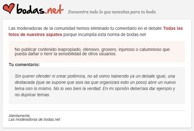 censura en bodas.net