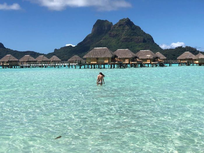 Paisaje en Bora Bora