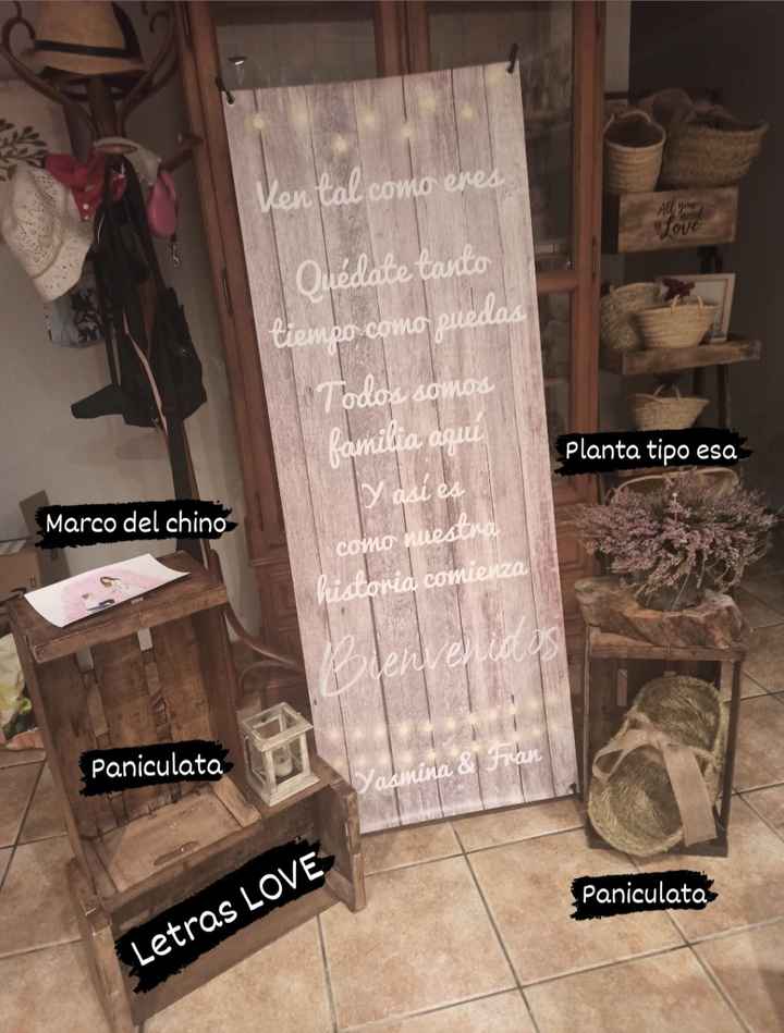 Rincón de bienvenida diy - 1
