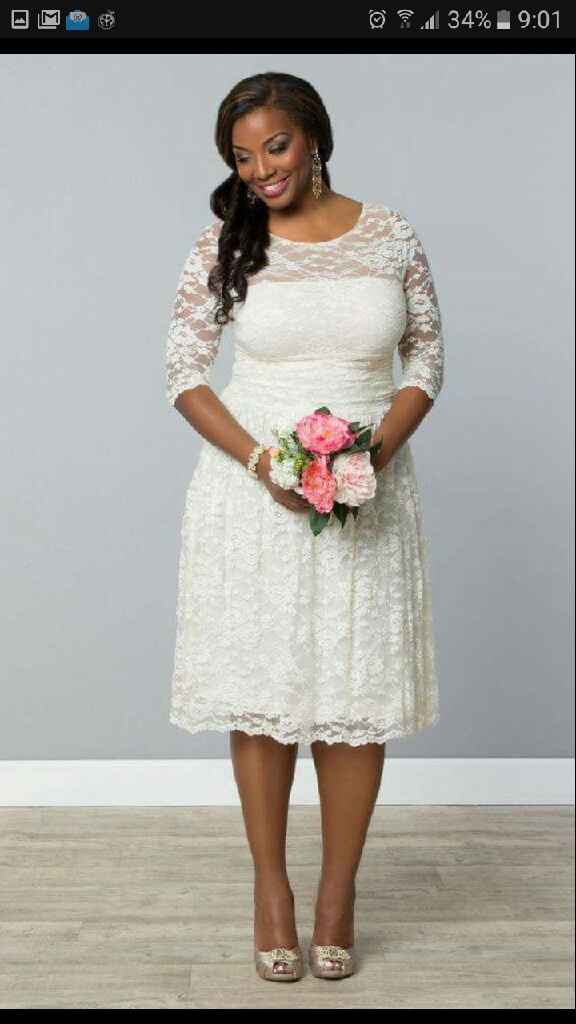 Vestido pala la boda civil - 2