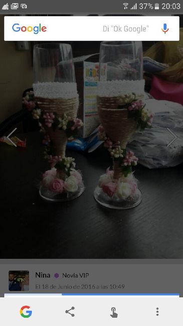 Copas personalizas para los novios - 1