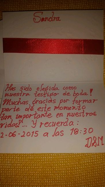 Regalito para mis testigos! - 3