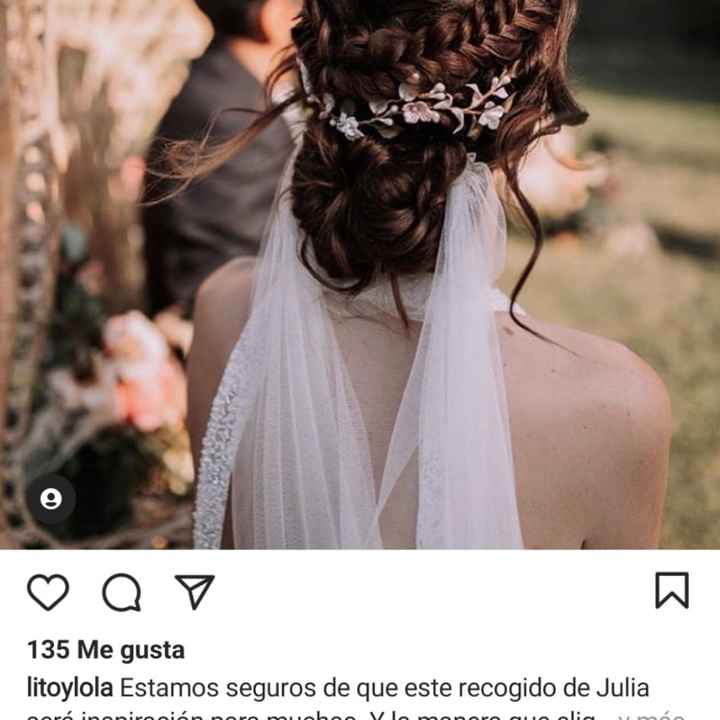 Mi tocado ya está listo!!  y muero de amor con él 💙😍 - 1