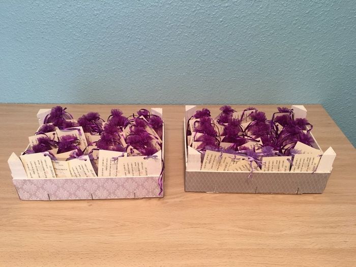 Decoración de las cajas de fruta para los regalos - 1