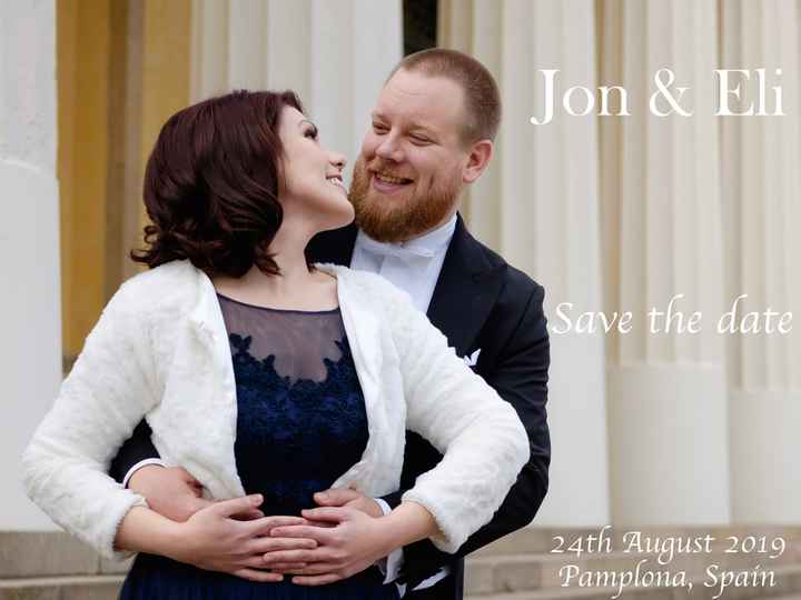 Duda save the date / invitación - 1