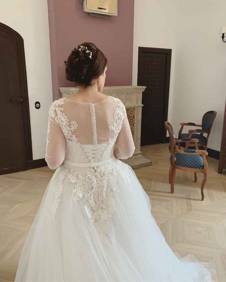 espalda vestido