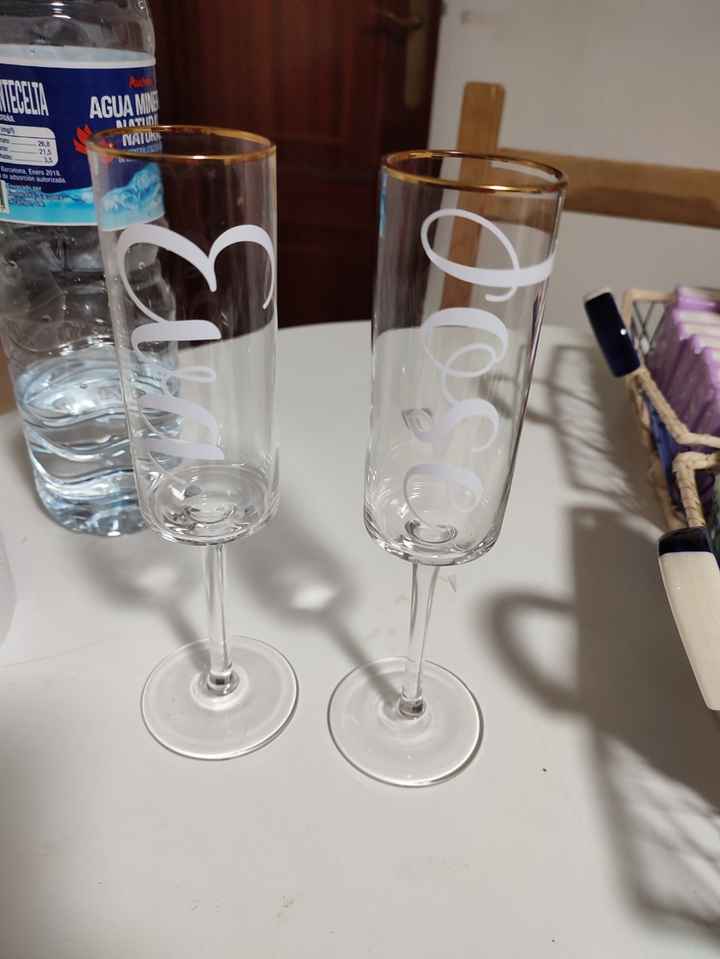 Copas brindis novios - 1