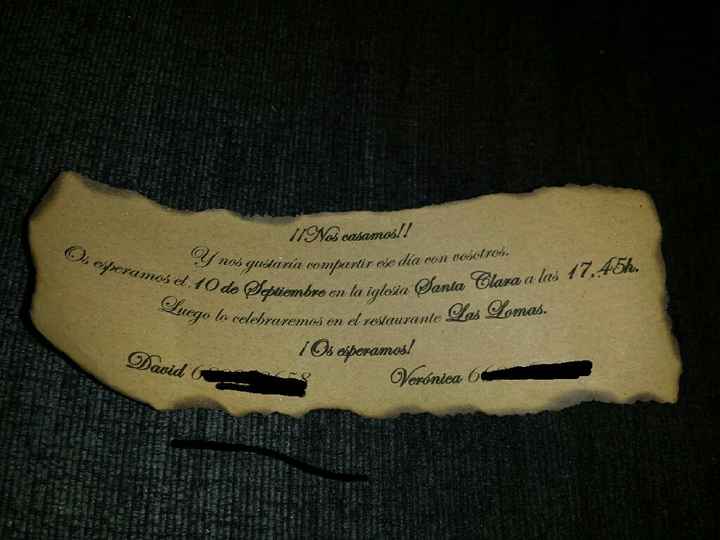 Mis invitaciones en botella! - 1