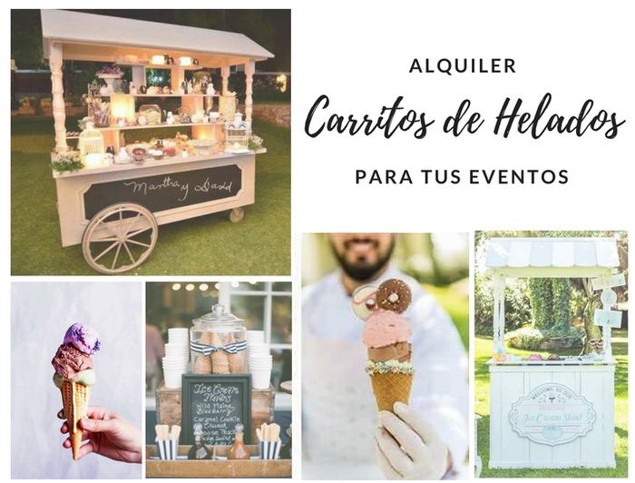 Alquiler de carritos de helado para tus eventos!