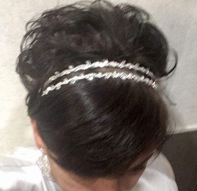 Tiara con velo - 1