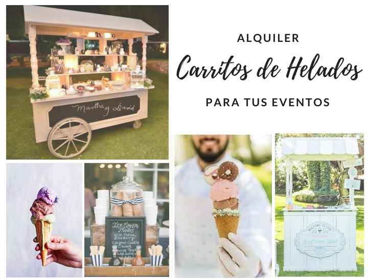 Alquiler de carritos de helado para tus eventos!