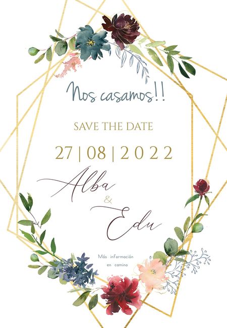 Nuestro Save The Date! 6