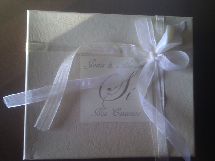 invitaciones cajita