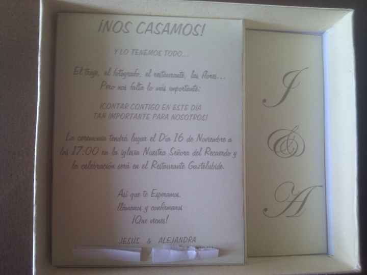 invitaciones cajita