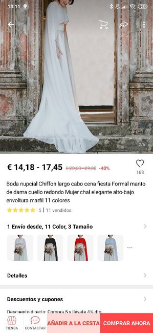 Chaqueta de novia verano - 1