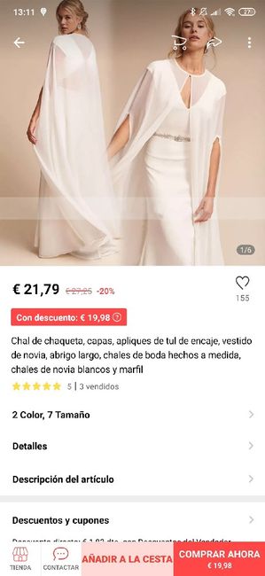Chaqueta de novia verano - 2
