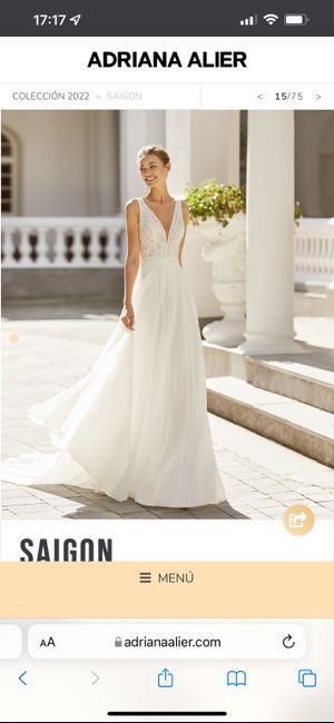 Vestido de novia de modista - 1