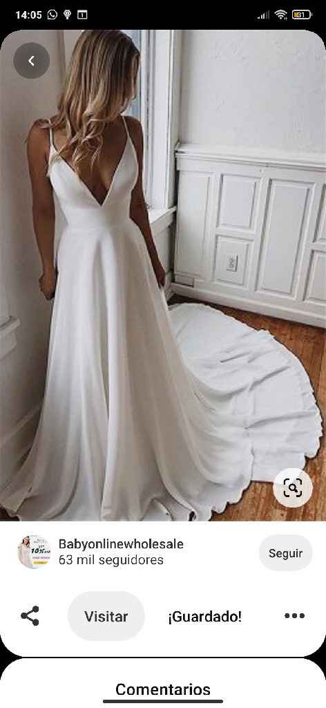 ¿Vestido simple liso? - 2