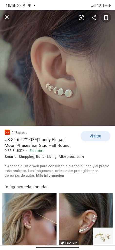 Pendientes asimétricos - 3