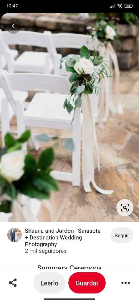 Decoración floral -boda civil - 2