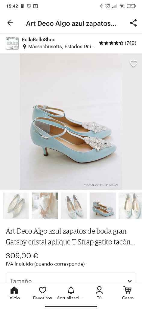 Zapatos celestes - 3