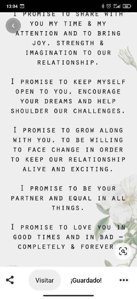 Ayuda! Frase alternativa intercambio alianzas 💍 - 2