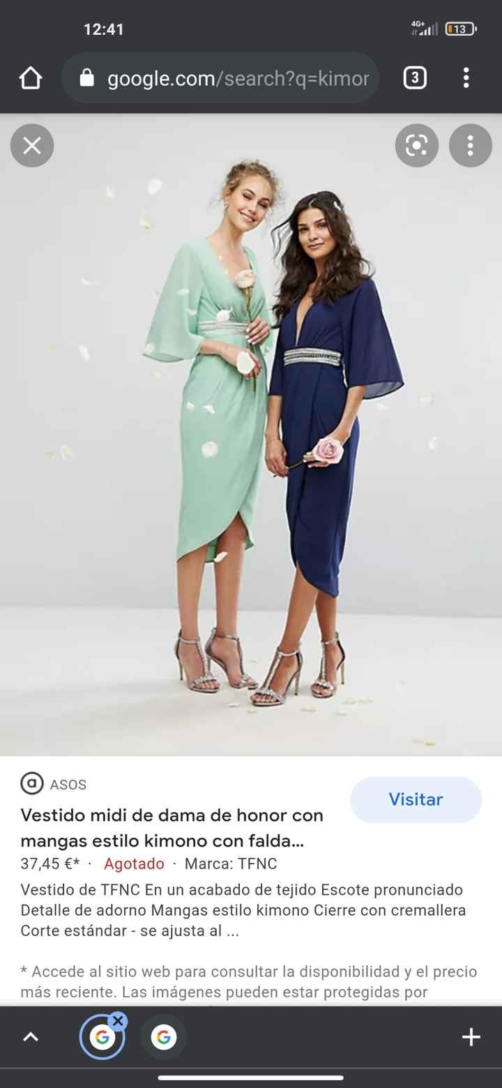Damas de honor vestido temática Japón - 2