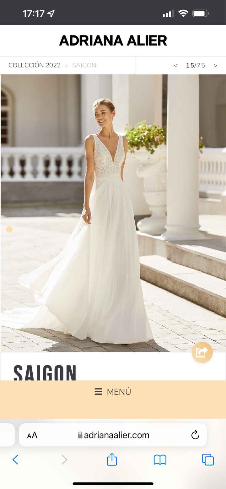 Vestido de novia de modista - 1