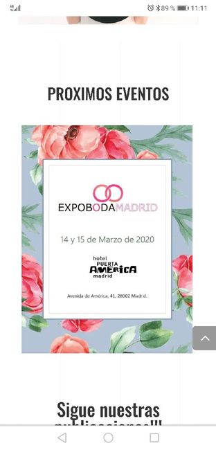 Ferias de boda 2020 2
