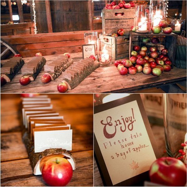 boda tematica manzanas