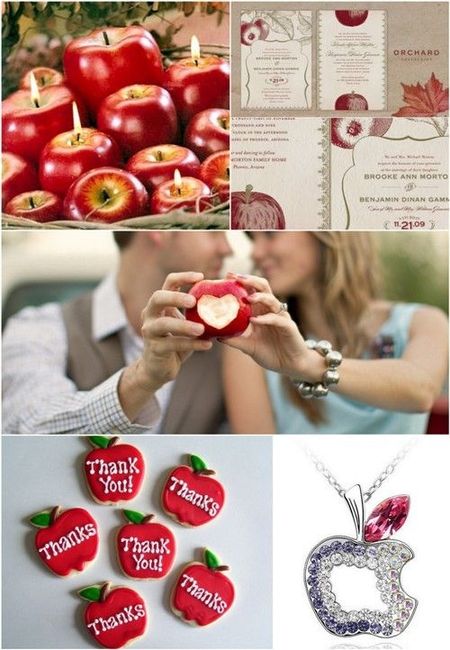 boda tematica manzanas