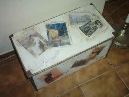 Baul decoupage