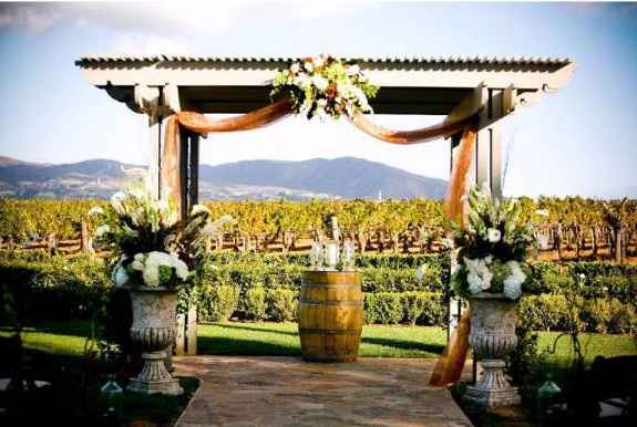 Ceremonia boda tematica vino