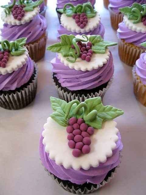 cupcakes boda tematica vino