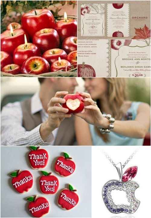 boda tematica manzanas