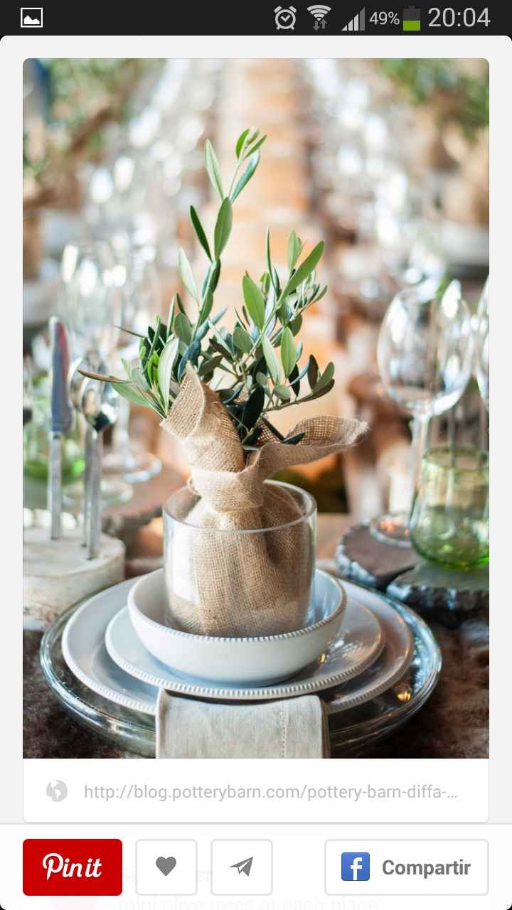 Decoración: temática olivos y aceitunas - 8