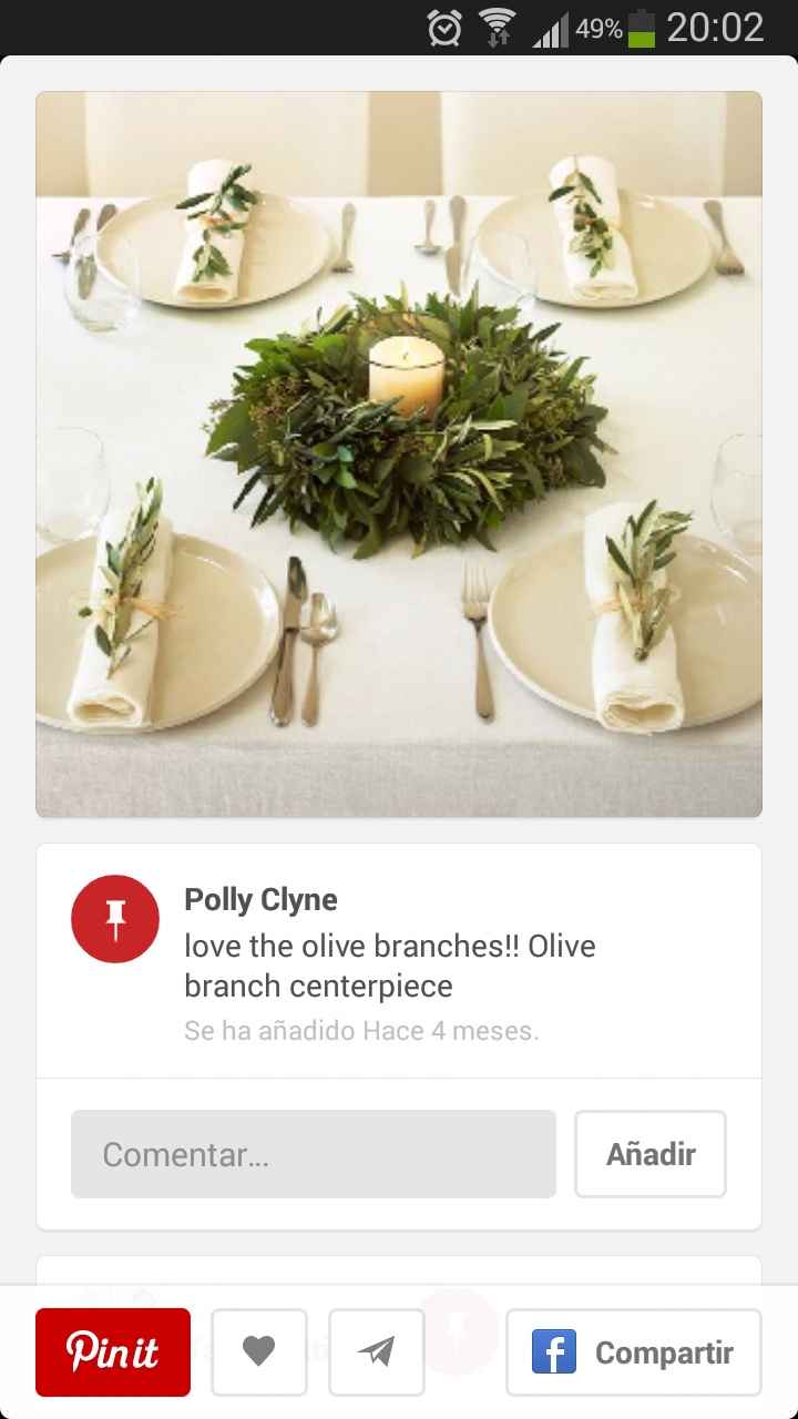 Decoración: temática olivos y aceitunas - 9