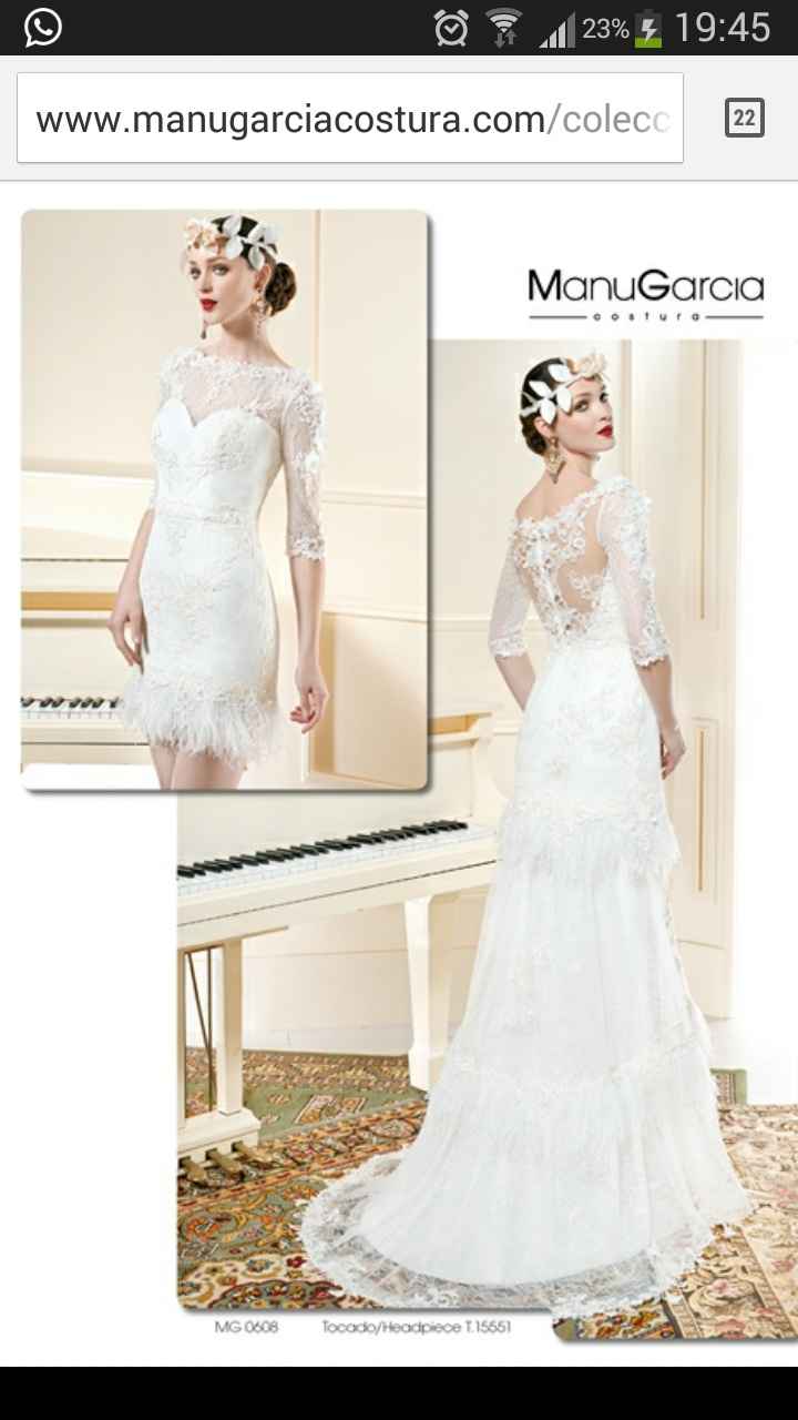 Vestido corto novia!! - 4