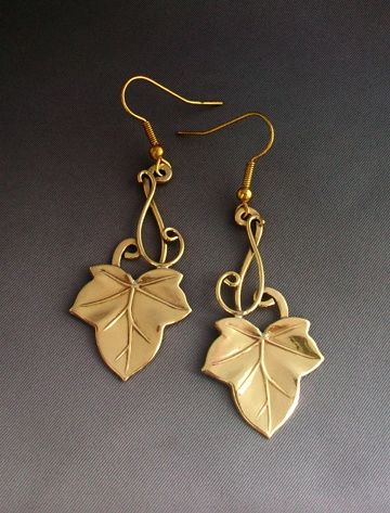 pendientes hoja