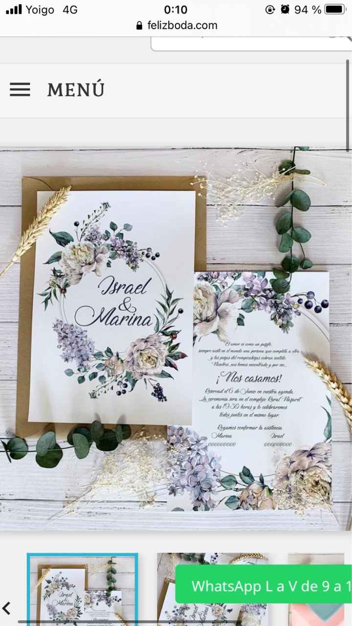 Elección invitaciones - 2