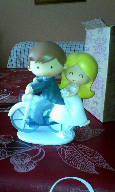 Figuras novios tarta originales - 1