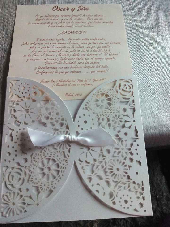 Por fin.... mis invitaciones!!! - 2