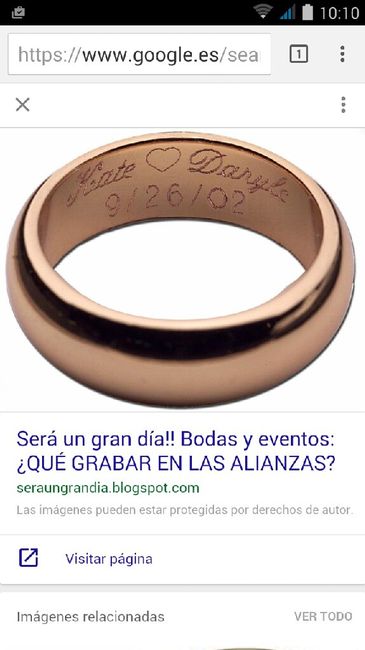 ¿qué grabar en las alianzas? - 1