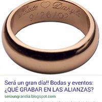 ¿qué grabar en las alianzas? - 1