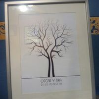 Mi árbol de huellas... listo!! - 1